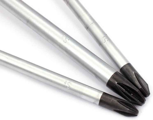 Skrutkovač PZ2 x 100 mm, žltočierna rukoväť, PRO-TECHNIK 3