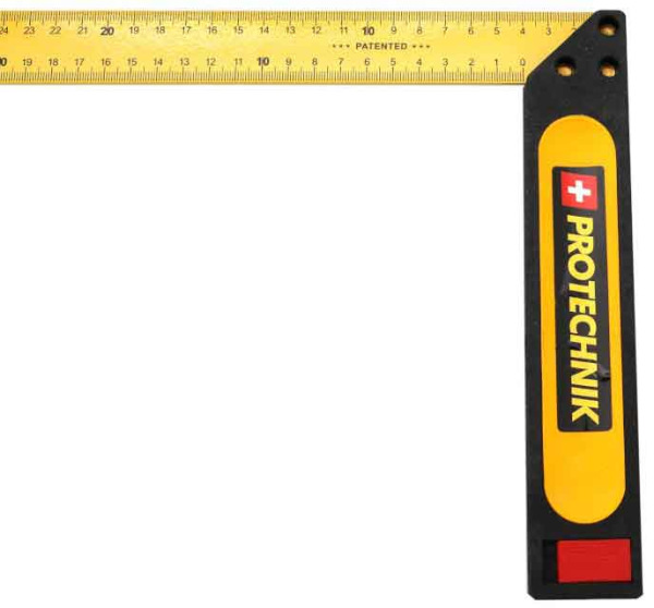 Uhlomer stolársky, dĺžka 750 mm, s výsuvným hákom, PRO TECHNIK 1