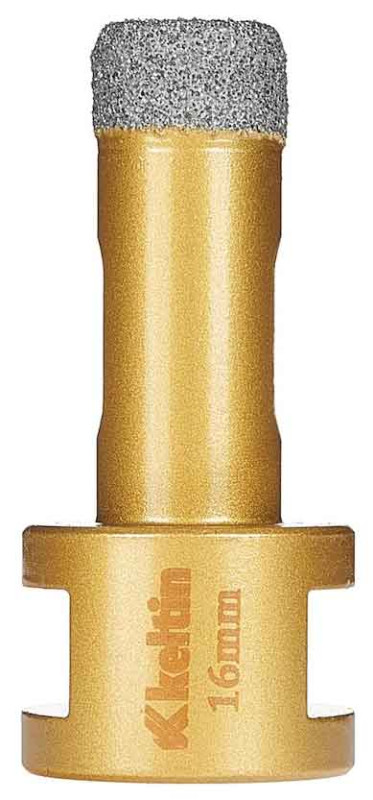 Vrták diamantový korunkový, závit M14 do uhlovej brúsky priemer 16 mm, GEKO