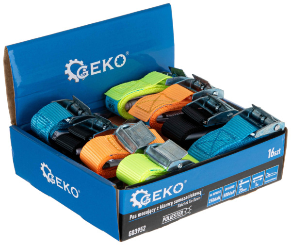 Remeň s prackou 500 kg, 1m x 25mm, GEKO 1