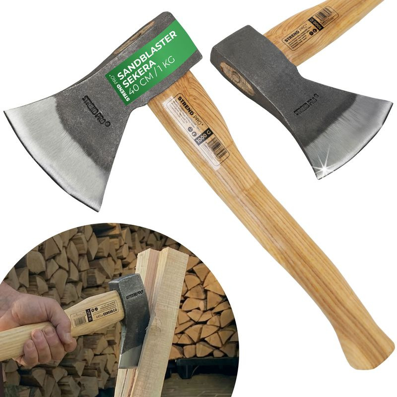 Sekera Strend Pro A613 Sandblaster 1000 g, drevená násada 400 mm 1