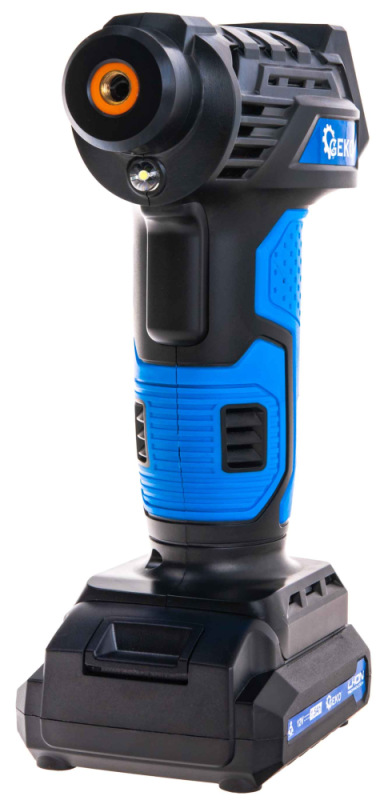 Akumulátorový kompresor 0,2-10,3 Bar, 12V, 1,5Ah batéria, 23l/min, LCD display, GEKO 4