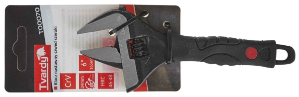 Kľúč nastaviteľný 150 mm 0-34 mm, TVARDY 4