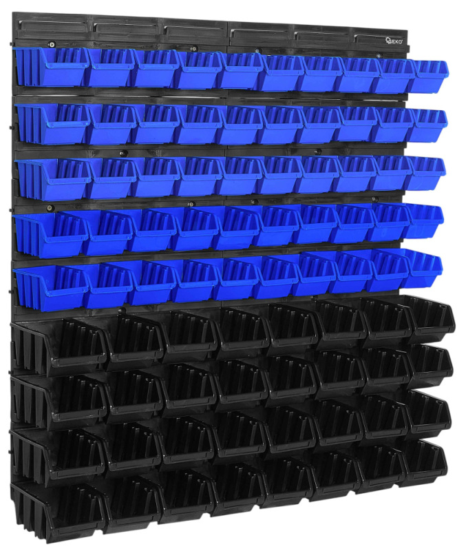 Dielenská tabuľa na náradie, 780x780 mm + 82 ks príslušenstvo, GEKO 2