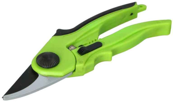 Nožnice záhradnícke 210 mm s poistkou, polkruhové, EGA 3