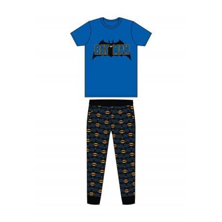 TDP Textiles Pánske bavlnené pyžamo BATMAN Blue - M (medium)