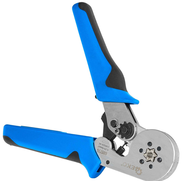 Krimpovacie-lisovacie kliešte na koncovky káblov 0,25-6mm2, GEKO 2