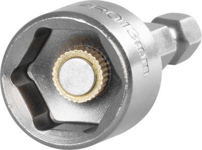 Hlavica s magnetom Strend Pro MS84, 13 mm, 1/4", magnetický držiak bitov, bal. 5 ks 1