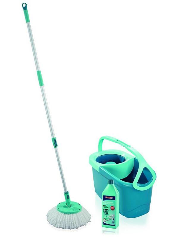Súprava upratovacia LEIFHEIT 55414 Rotation Disc Mop Ergo + Power cleaner, mop na podlahy + vedro