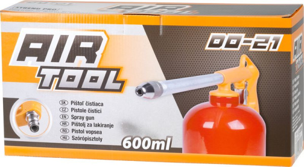 Pištoľ Airtool DO-21, na kompresor, striekacia, rozprašovacia, 900cc 5
