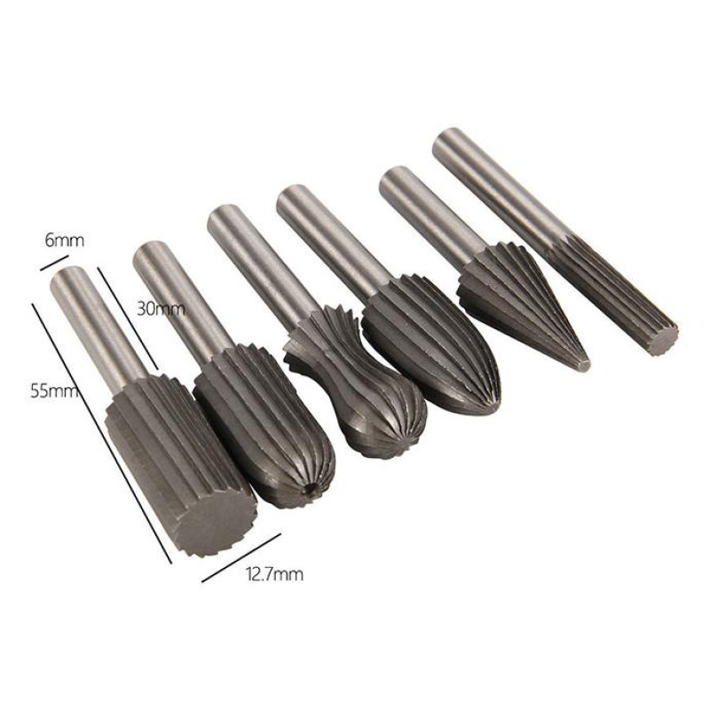 Sada technických fréz na stopke, 6-dielna, XL-TOOLS 2