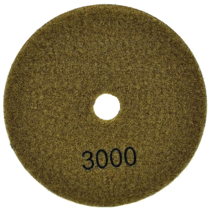Brúsny diamantový kotúč 125 mm, zrno 3000 suchý zips, brúsenie na sucho, GEKO 3