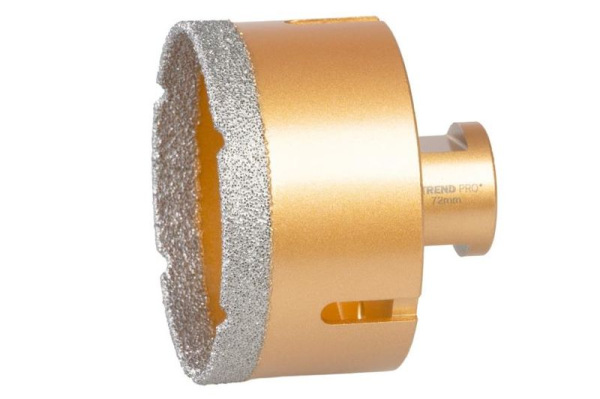 Vyrezávač Strend Pro, diamant, korunka, M14, 72 mm
