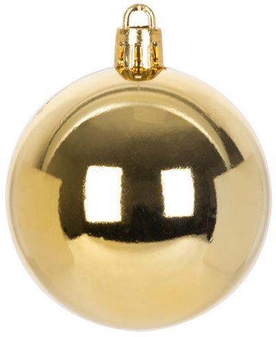 Gule MagicHome Vianoce, sada, 21 ks, 6 cm, zlaté, špic, na vianočný stromček
