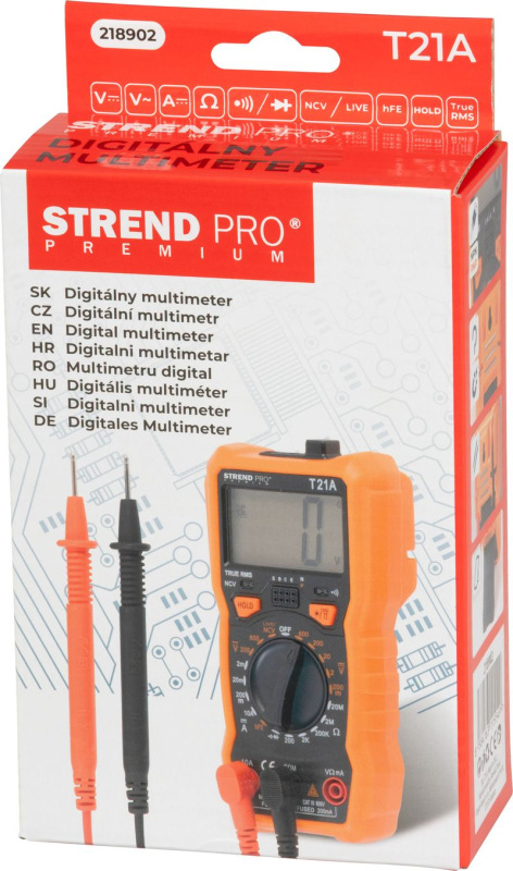 Multimeter Strend Pro Premium, digitálny, 600V, 10A, 3xAAA 1