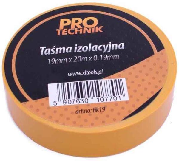 Izolačná páska PVC 19 mm x 20 m, 10 farieb, cena za 10 ks, XL-TOOLS 2