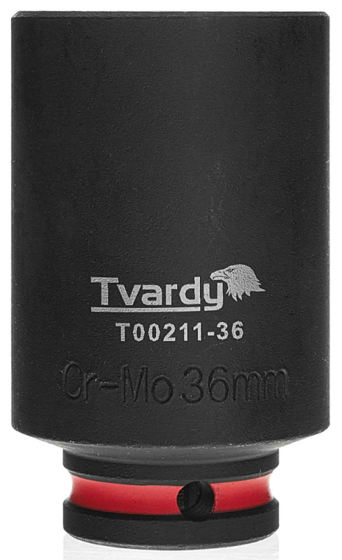 Hlavica nástrčná predĺžená 6HRAN 1/2" 36 mm, úderová, Cr-Mo, TVARDY 1