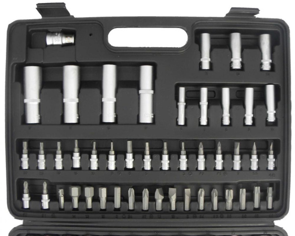 Gola sada 1/4" a 1/2", 94-dielna v plastovom kufri, HEIDMAN 10