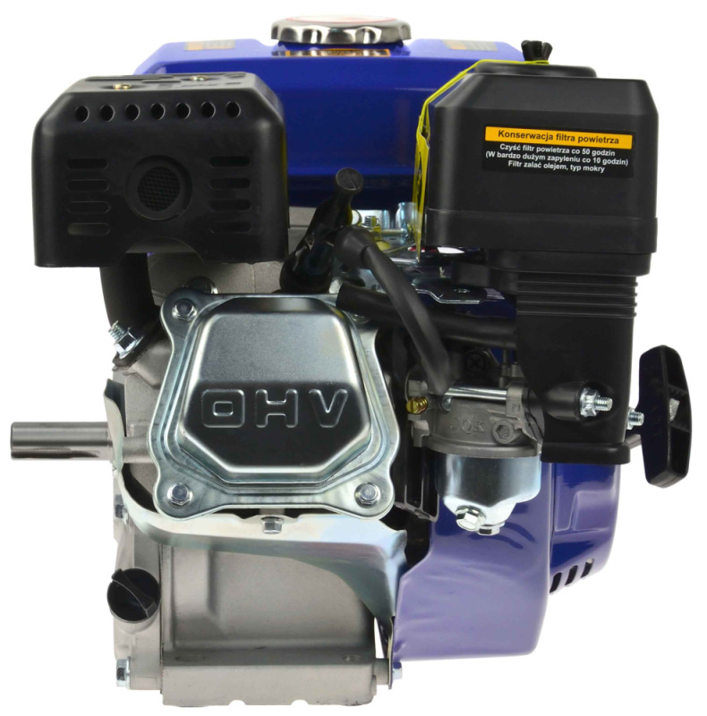 Benzínový štvortaktný spaľovací motor, objem 196 cm3, výkon 6,5 HP, hriadeľ 20 mm, GEKO 8