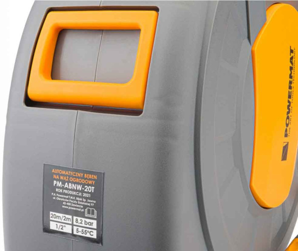 Samonavíjací závesný bubon so záhradnou hadicou 20 m, PM-ABNW-20M 19