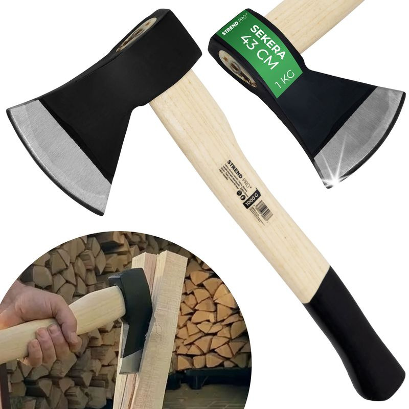 Sekera Strend Pro OrgA613 Economy, 1000 g, CNToon, drevená násada 430 mm 1