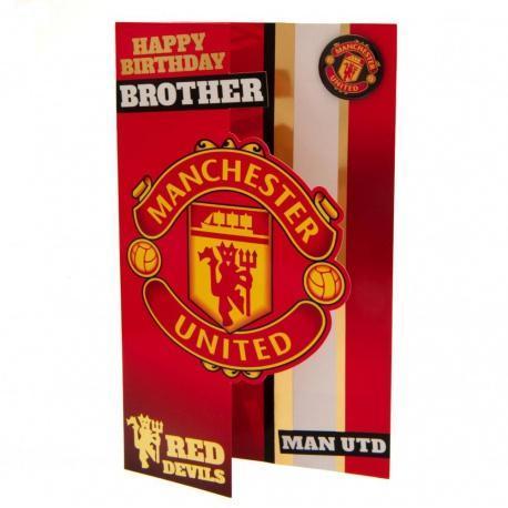FOREVER COLLECTIBLES Narodeninové blahoželanie v obálke MANCHESTER UTD. Birthday Card