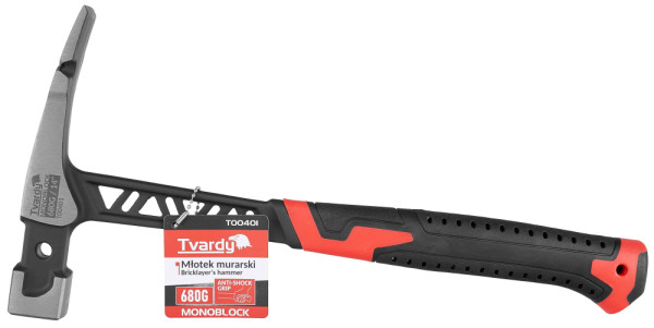 Kladivo murárske MONOBLOK s antivibračnou rukoväťou 680 g, GEKO 7
