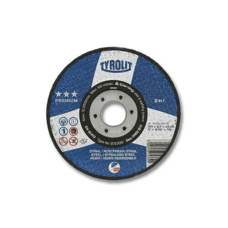 Kotuc Tyrolit 150x2,5mm, 41, A30Q-BFXA, ocel/nerez, 2in1 Premium ***