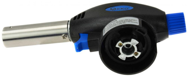 Spájkovacia lampa na plynovú kartušu 225g, piezo zapaľovanie, GEKO 5