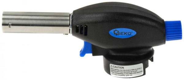Spájkovacia lampa na plynovú kartušu 225g, piezo zapaľovanie, GEKO 7