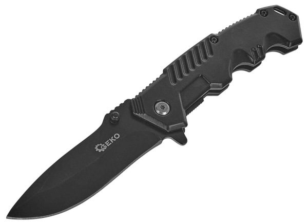 Taktický nôž BLACK Survival 200/75 mm, GEKO 3