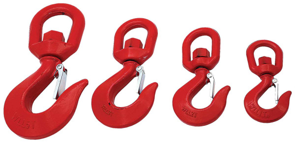 Hák stavebný otočný so západkou, nosnosť 3 tony, norma EN1677-1, XL-TOOLS 2