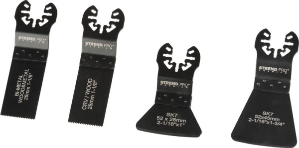 Sada nástrojov Strend Pro TAS-GP117 pílové listy, polkruhy a držiak do multibrúsky, 8-dielna 1