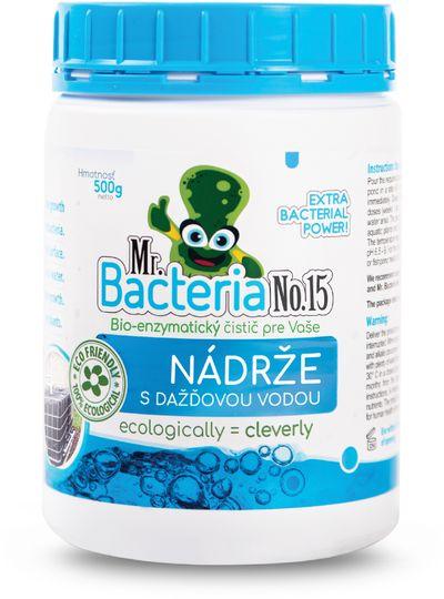 Aktivátor Mr.Bacteria No.15, do nádrže s dažďovou vodou, 500 g