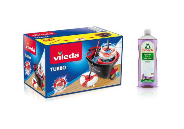 Súprava upratovacia Vileda TURBO mop+vedro