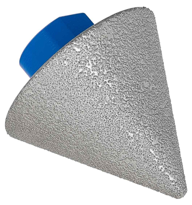 Brúsny diamantový kužeľový kotúč 2-50 mm, upnutie závit M14, GEKO 2