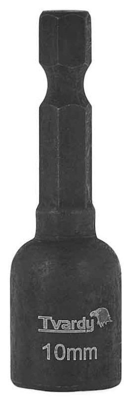 Adaptér úderový 1/4" 6 hran magnetický 10 x 48 mm, TVARDY 1