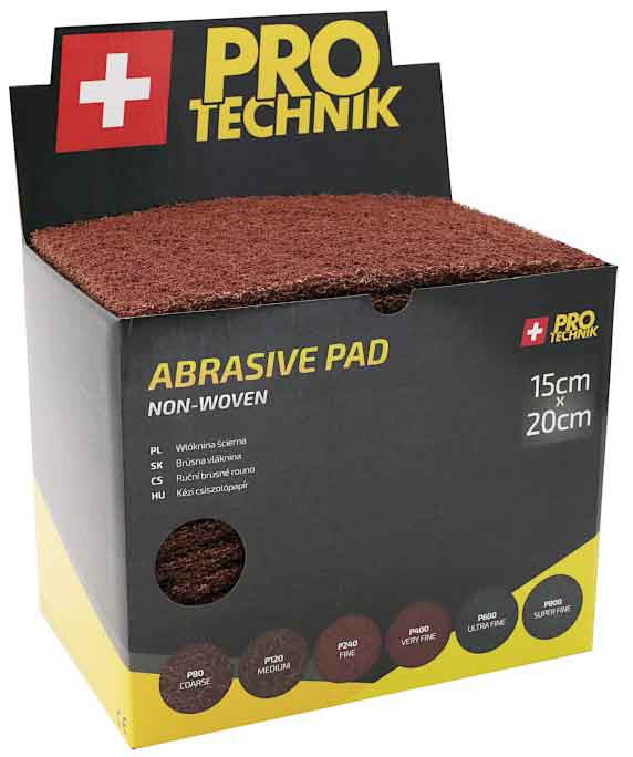 Brúsna vláknina 15 x 23 cm zrno 80-120, BRUTTO, XL-TOOLS 2