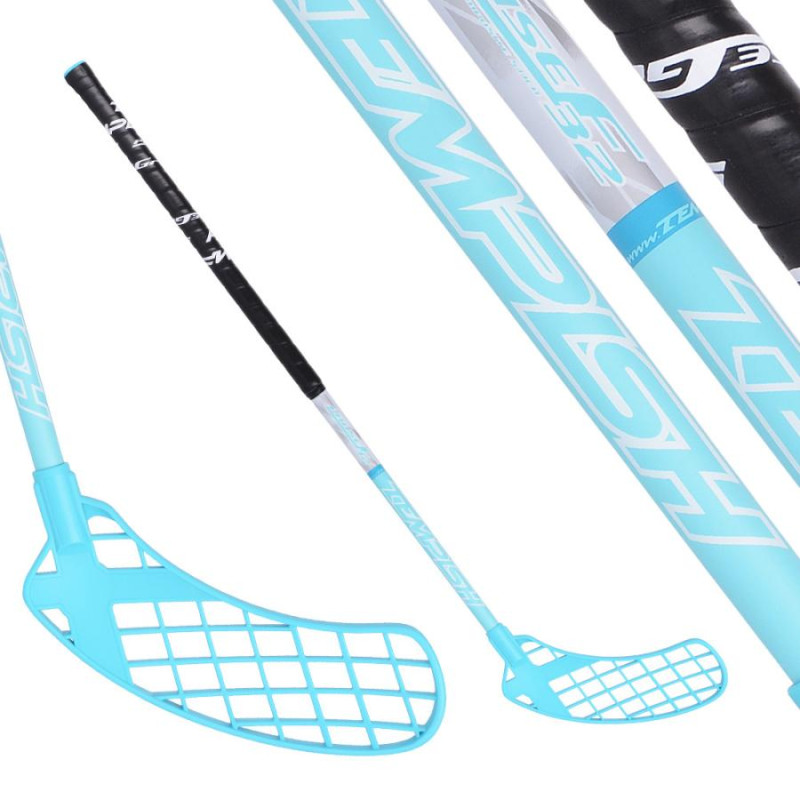 Tempish PHASE F32 NB junior light blue florbalová hokejka, 85cm ľavá