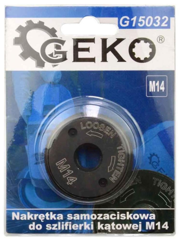 Samosvorná matica pre uhlovú brúsku M14, GEKO 1
